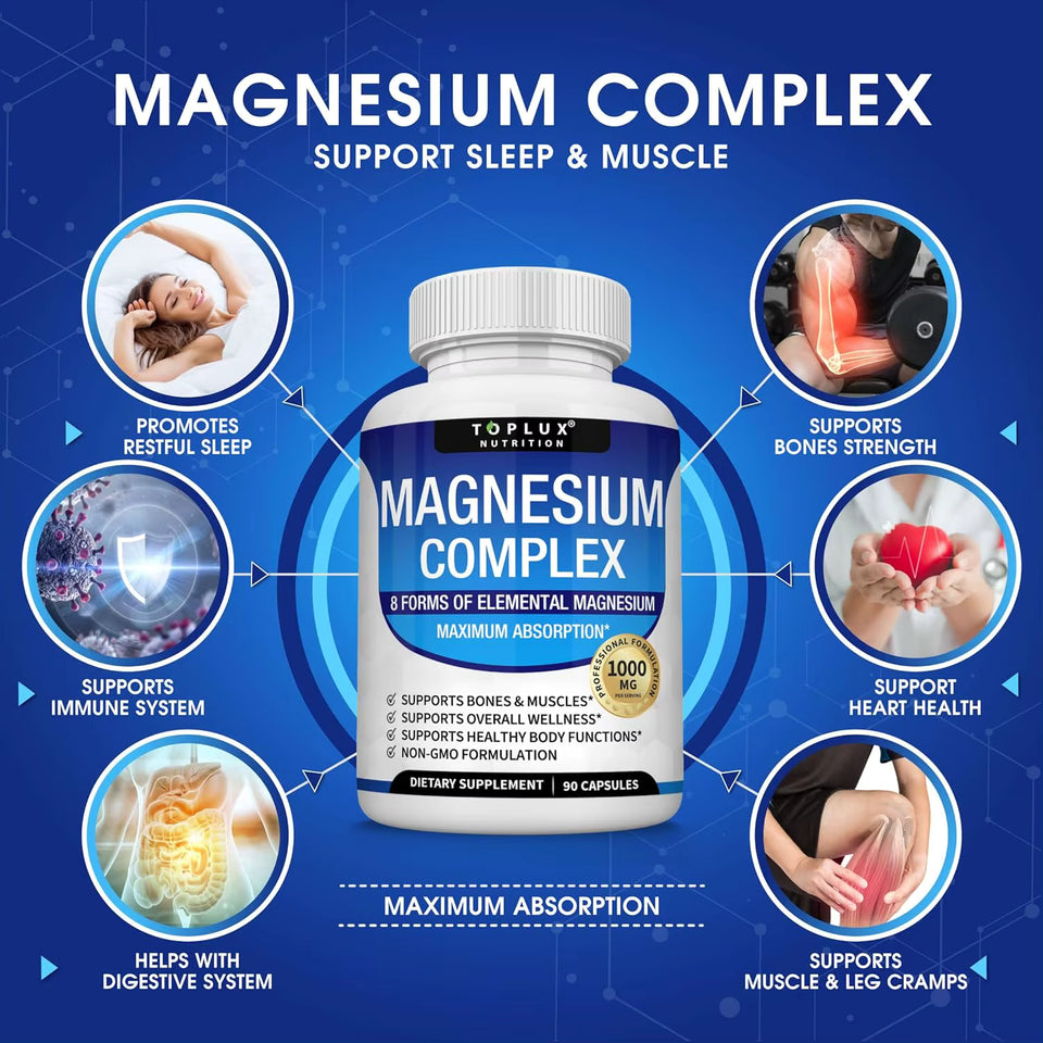 PACK 3 MAGNESIO COMPLEX 90 CAPSULAS g